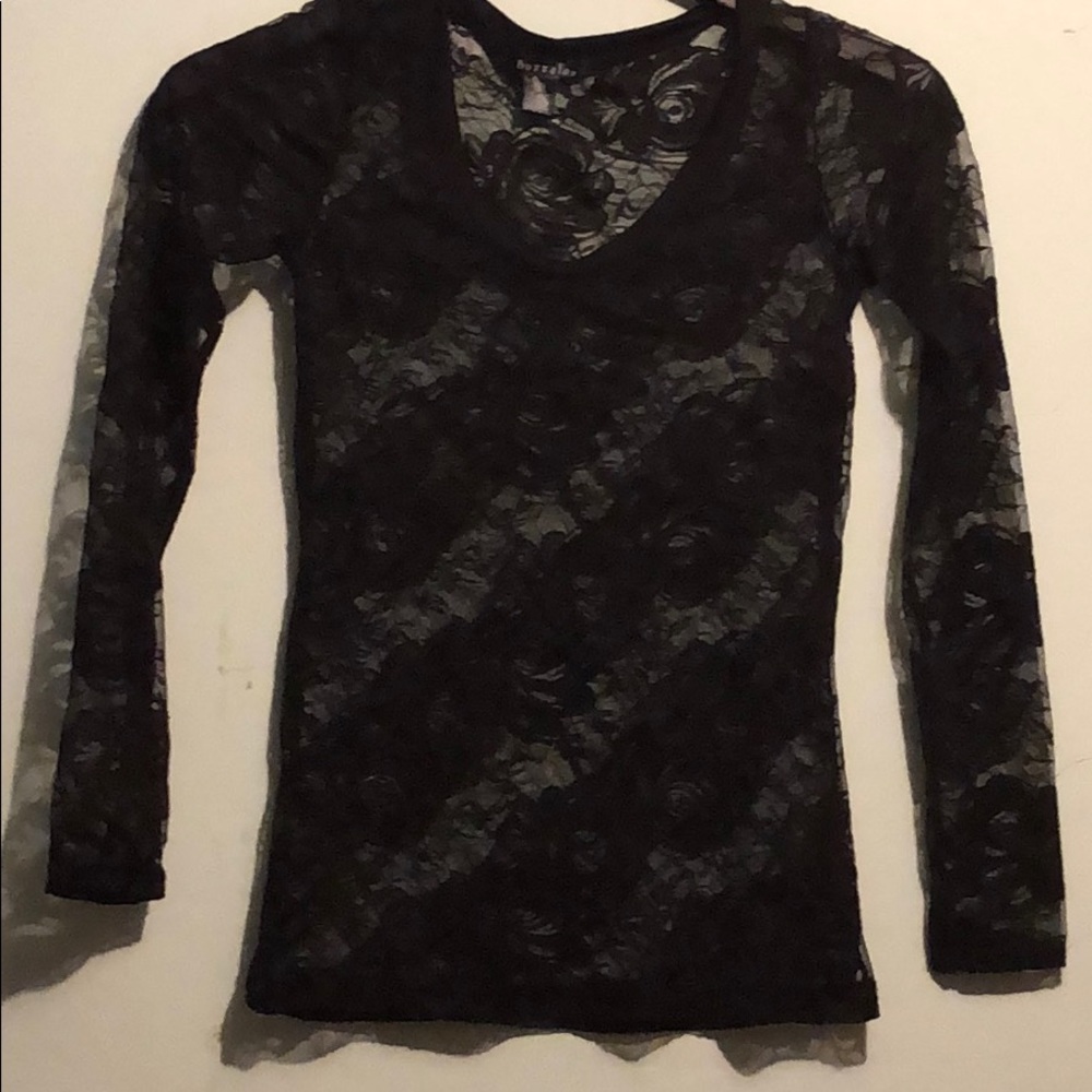 Black Lace Top